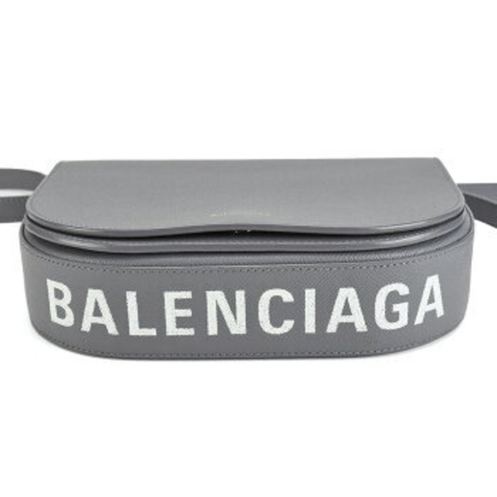 Balenciaga Ville Day Bag gray leather logo crossbody - Picture 4 of 9